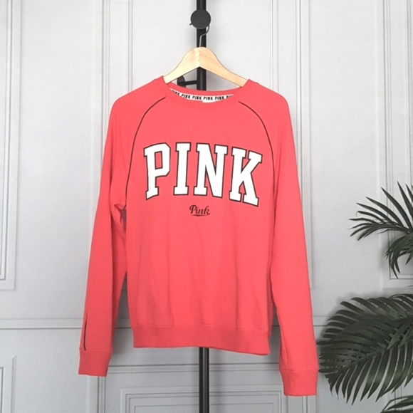 Victoria's Secret Tops - Victoria's Secret Pink logo sweatshirt Size S